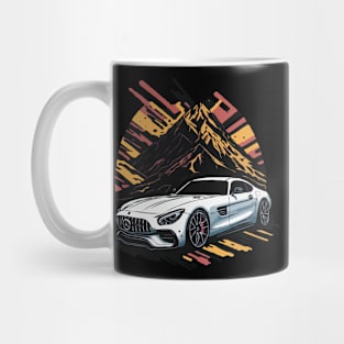 Mercedes AMG GT Vintage Car Mug